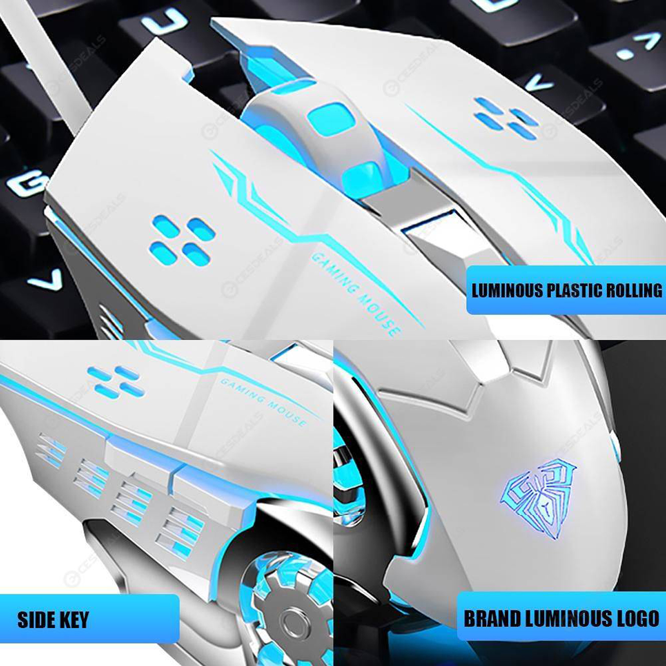 Aula USB Wired Gaming Mouse S20